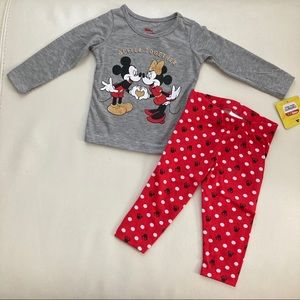 Disney Minnie Mouse Cute Leggings Set